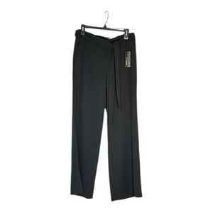 Express Black Wide Leg Women's Pants with Belt